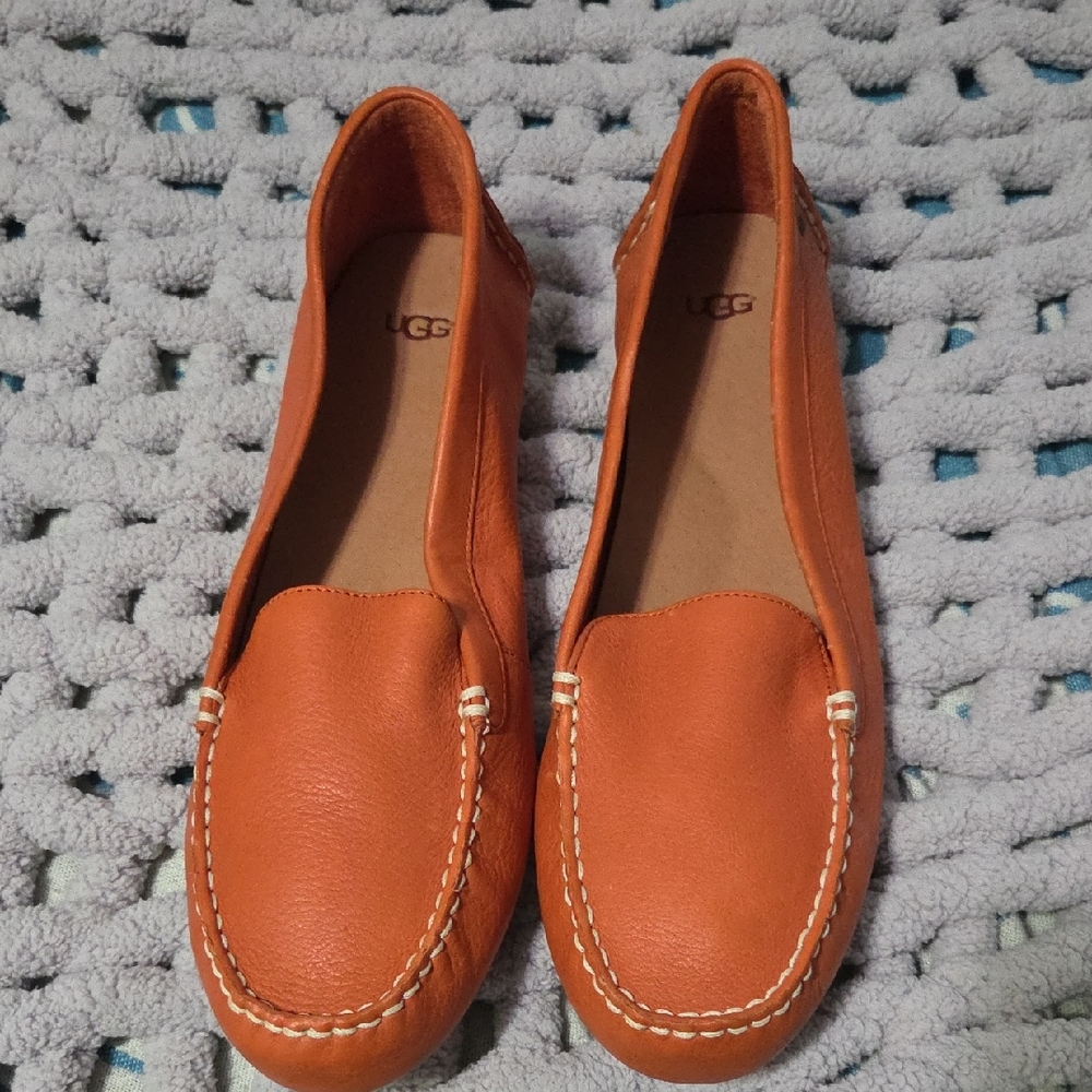 UGG Women's Vibrant Orange Moccasins